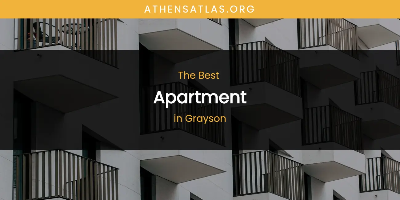 The Absolute Best Apartment in Grayson featured